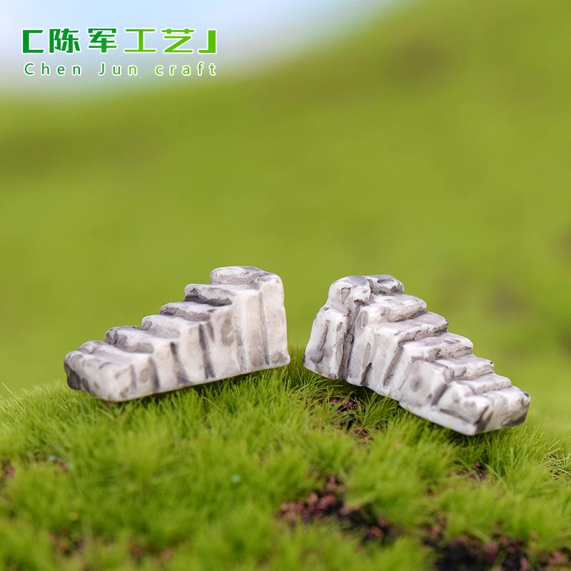 Phụ Kiện Tiểu Cảnh Tiểu cảnh cầu thang cổ trang resin trang trí chậu cây DIY (ZC-869)