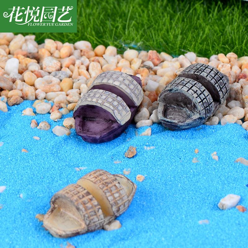 Phụ Kiện Tiểu Cảnh Tiểu cảnh thuyền gỗ mini trang trí chậu cây và bình rêu (ZC-1002)