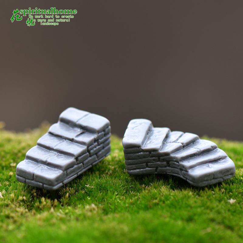 Phụ Kiện Tiểu Cảnh Tiểu cảnh bậc thang nhỏ trang trí chậu cây mọng nước DIY (ZC-1079)