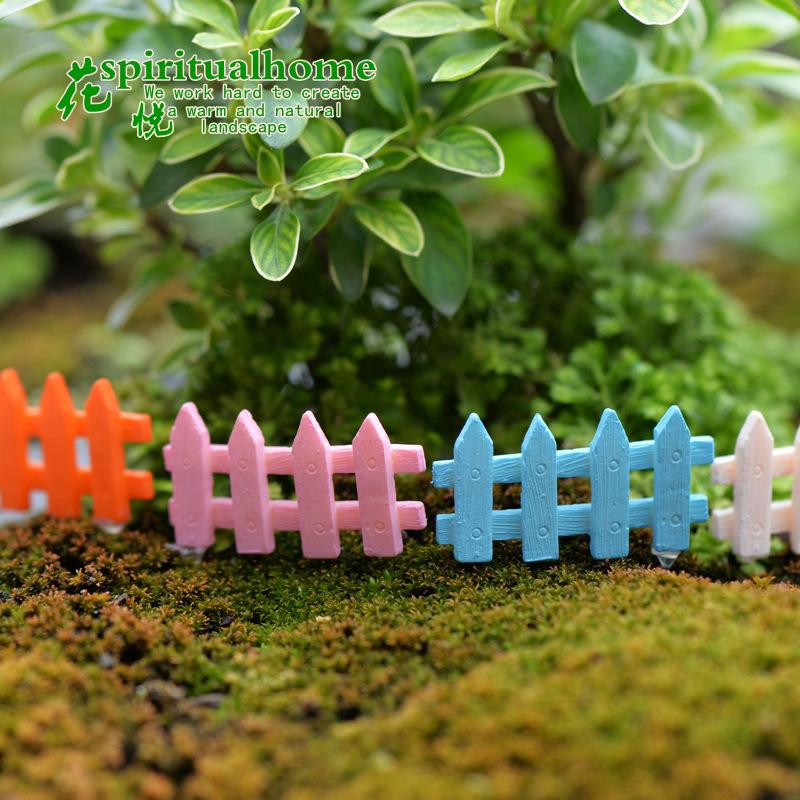 Phụ Kiện Tiểu Cảnh Tiểu cảnh hàng rào 4 màu, trang trí chậu cây mini DIY (ZC-455)