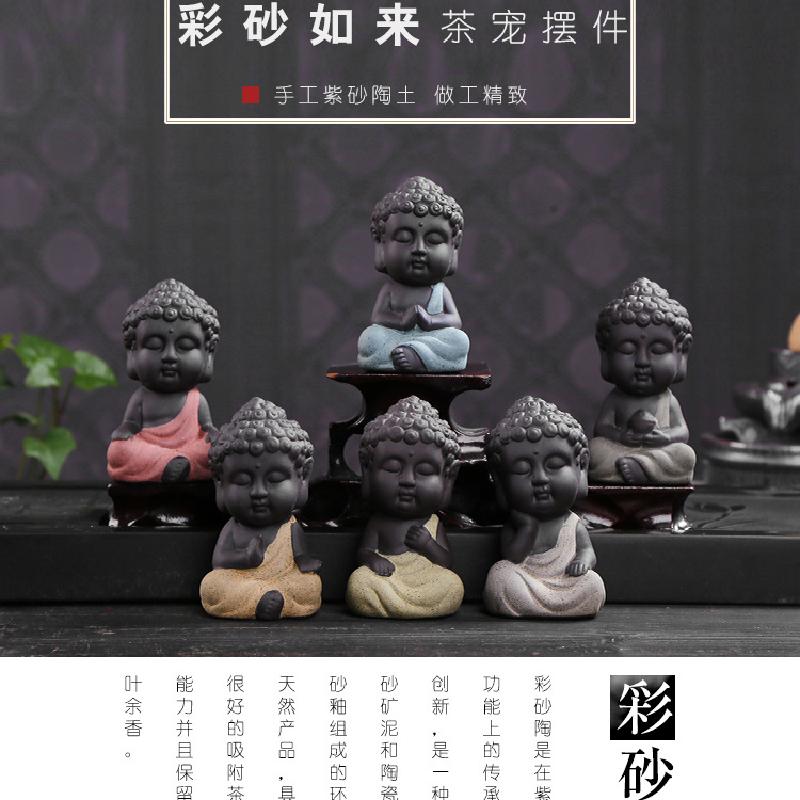 Phụ Kiện Tiểu Cảnh Tượng gốm nhỏ để bàn, trang trí xe và bàn trà (BS-28)