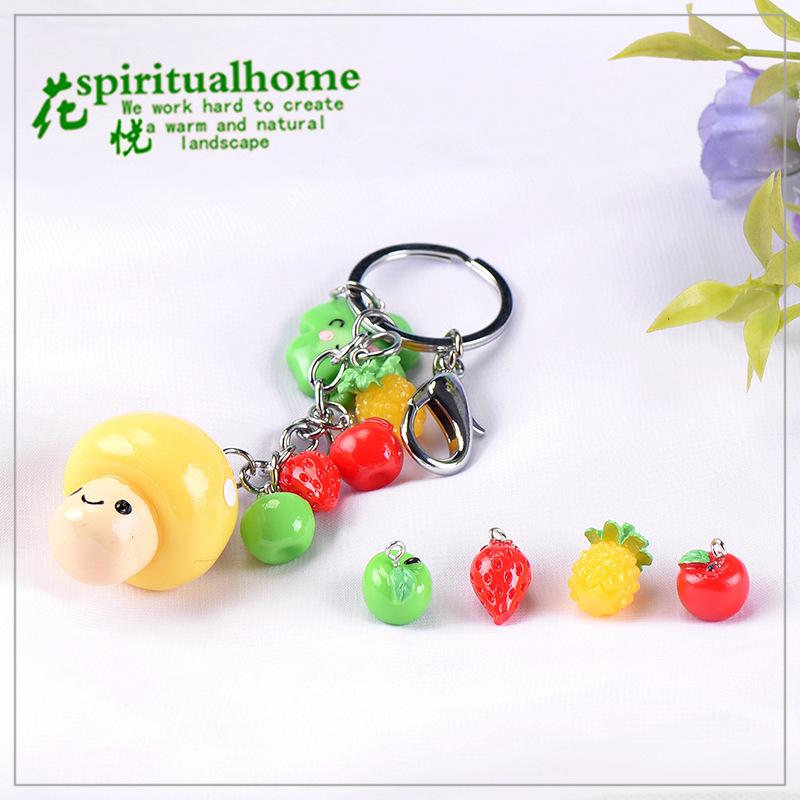 Phụ Kiện Tiểu Cảnh Móc khóa trái cây mini dễ thương trang trí chậu cây DIY (ZC-1295)