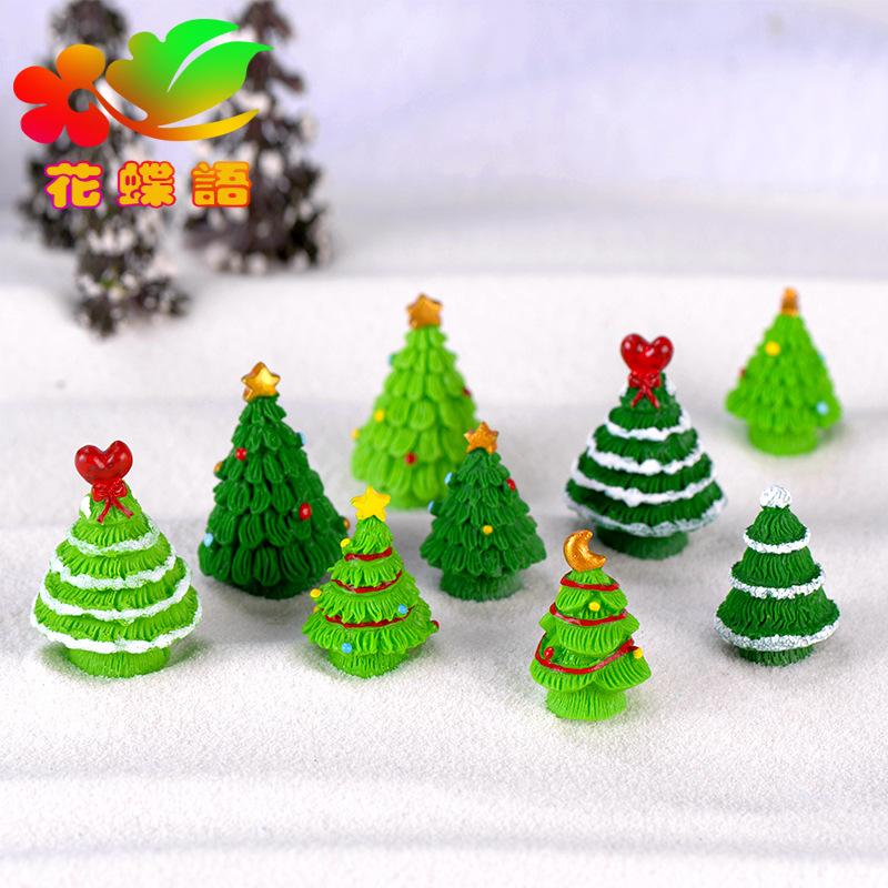 Phụ Kiện Tiểu Cảnh Tiểu cảnh cây thông Noel, trang trí nhà dễ thương mini (ZC-119)