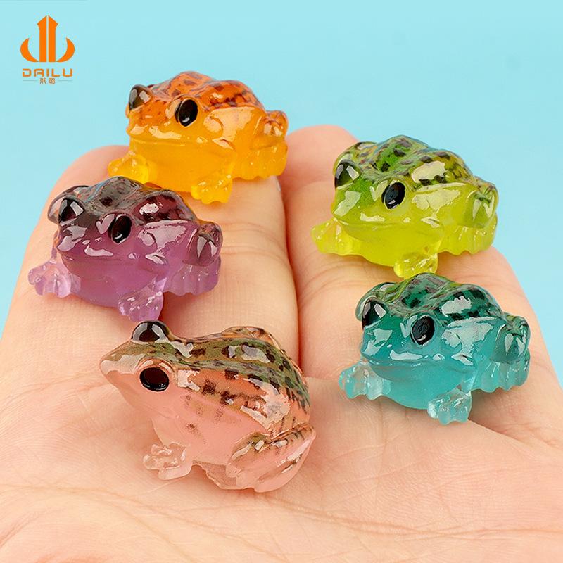 Charm LaBuBu Charm ếch phát sáng DIY trang trí tiểu cảnh (FF-127)