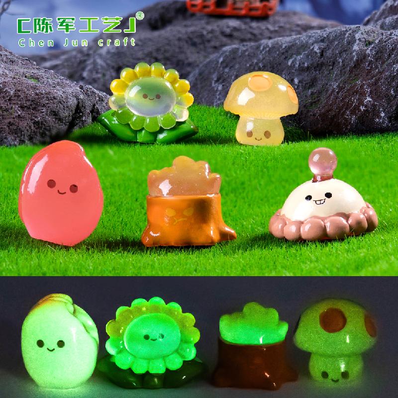 Phụ Kiện Tiểu Cảnh Tiểu cảnh hướng dương phát sáng DIY, phụ kiện tiểu cảnh mini resin blind bag treo bàn đáng yêu cute (ZC-1493)