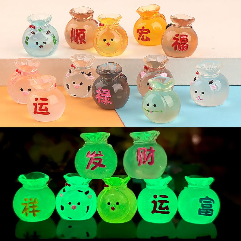 Charm LaBuBu Charm túi phước phát sáng DIY trang trí điện thoại (FF-468)