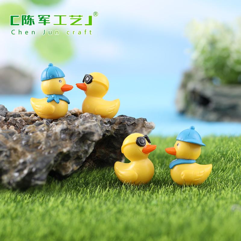 Phụ Kiện Tiểu Cảnh Tiểu cảnh vịt nhỏ, phụ kiện trang trí cây cảnh dễ thương DIY (ZC-510)