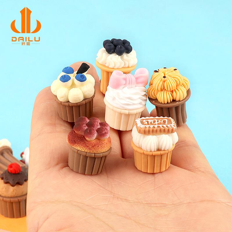 Charm LaBuBu Charm cupcake mini DIY trang trí vỏ điện thoại (FF-19)
