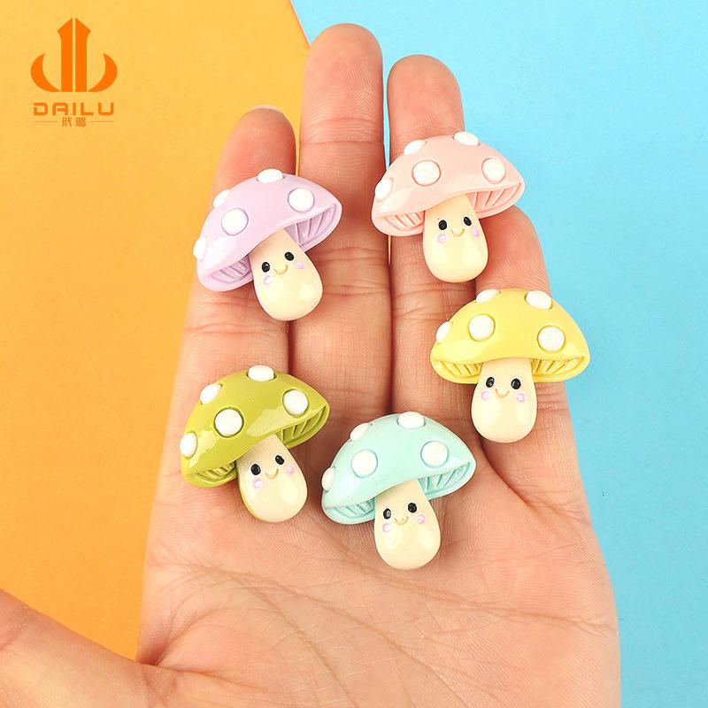 Charm LaBuBu Charm nấm sáng bóng DIY trang trí điện thoại (FF-421)
