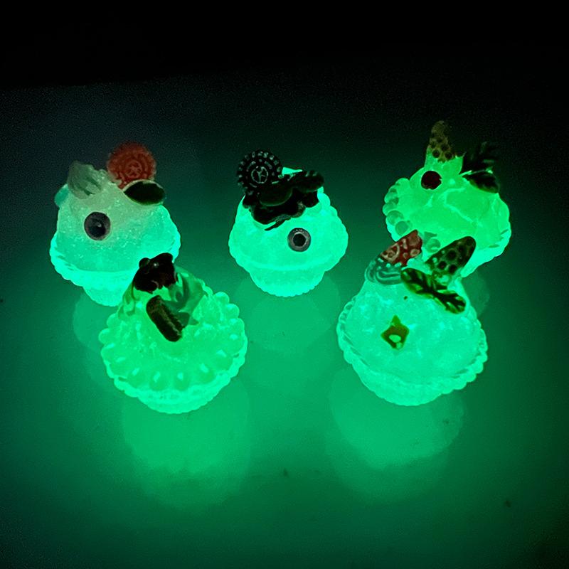 Charm LaBuBu 新款立体夜光沙冰 diy奶油胶手机壳冰箱贴发夹饰品树脂配件批发