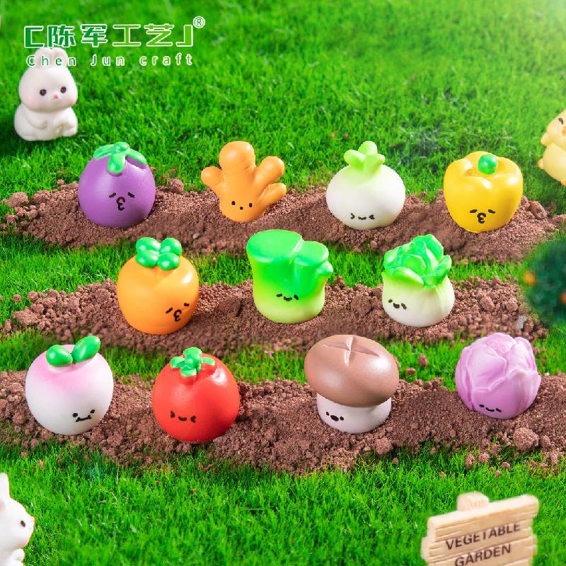 Phụ Kiện Tiểu Cảnh Tiểu cảnh rau củ dễ thương DIY, phụ kiện tiểu cảnh mini bàn thu nhỏ đáng yêu (ZC-915)