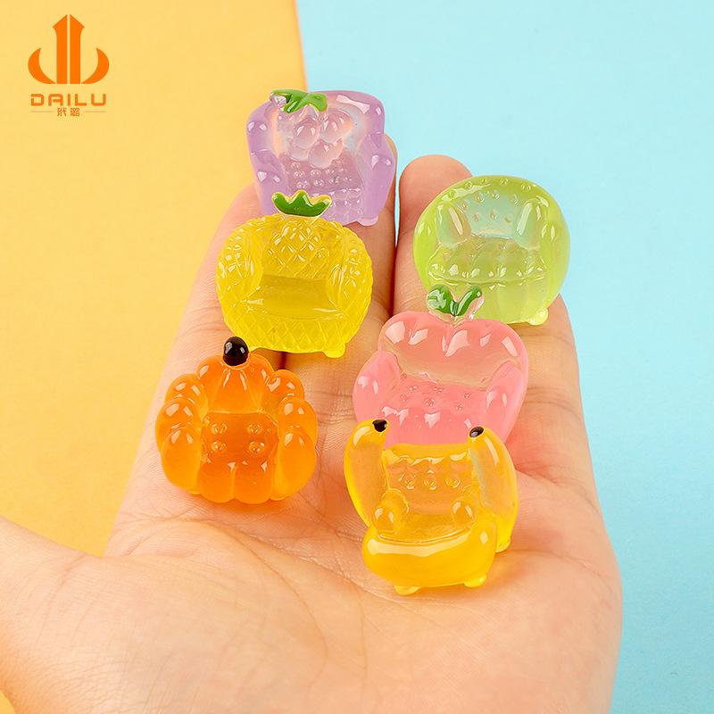 Charm LaBuBu Charm sofa trái cây phát sáng DIY vỏ điện thoại (FF-310)