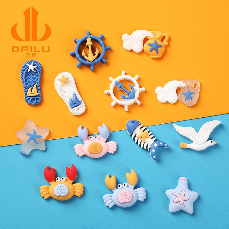 Charm LaBuBu Charm pizza DIY trang trí điện thoại (FF-348)