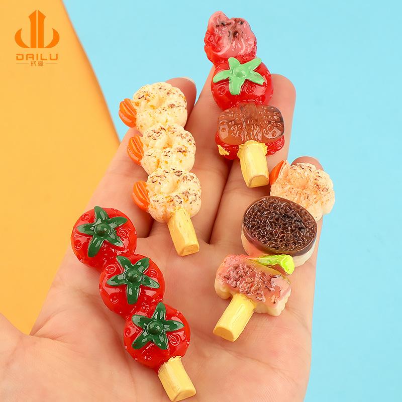 Charm LaBuBu Charm thịt nướng giả DIY vỏ điện thoại (FF-80)