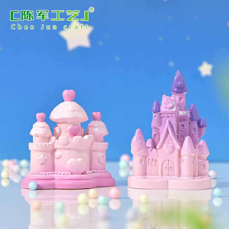 Phụ Kiện Tiểu Cảnh Tiểu cảnh lâu đài mơ ước, trang trí bánh sinh nhật (ZC-46)