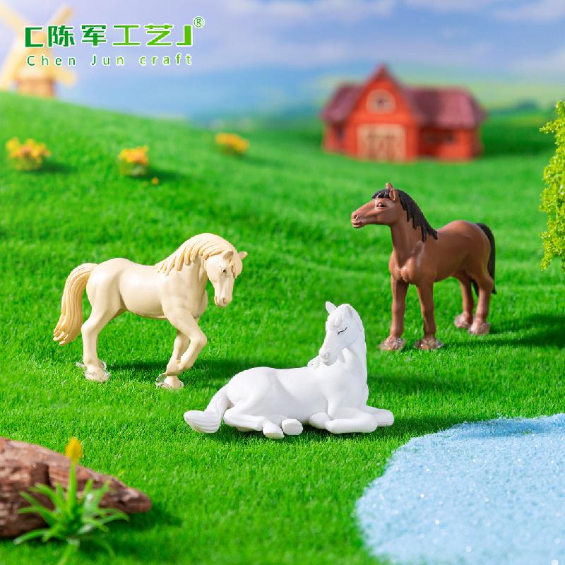 Phụ Kiện Tiểu Cảnh Tiểu cảnh ngựa con, búp bê DIY, sân vườn tiểu cảnh mini treo bàn nhỏ xinh (ZC-465)