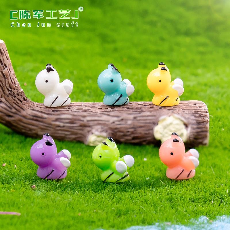 Phụ Kiện Tiểu Cảnh Tiểu cảnh ong màu sắc mini trang trí chậu cây rêu DIY (ZC-1137)