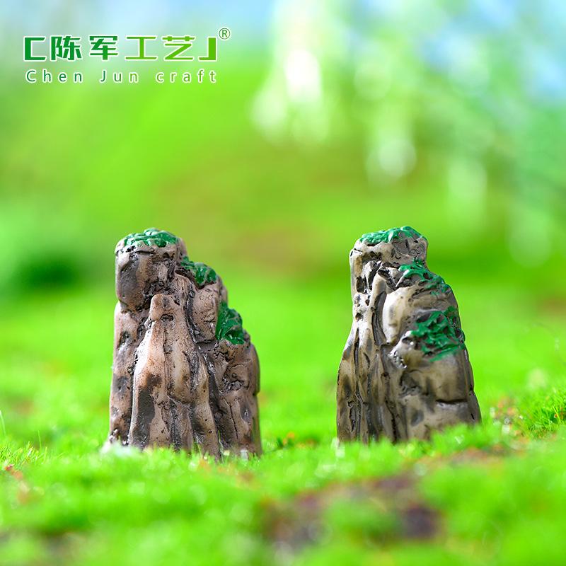 Phụ Kiện Tiểu Cảnh Tiểu cảnh núi đá giả mini trang trí cảnh rêu DIY (ZC-782)