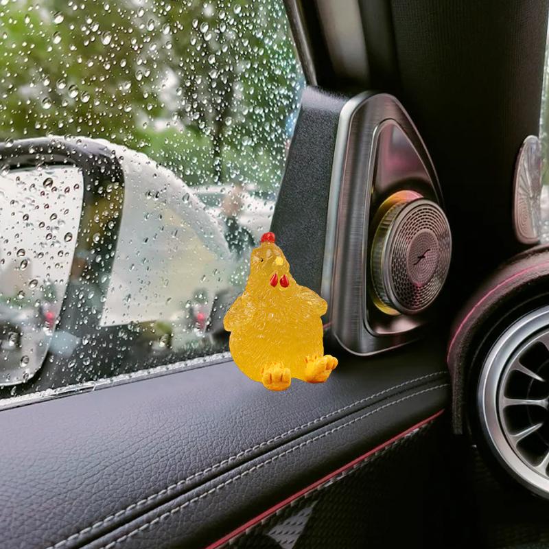 Charm LaBuBu 新款咕咕鸡微景观园艺小摆件 卡通DIY公鸡树脂配件 桌面摆件