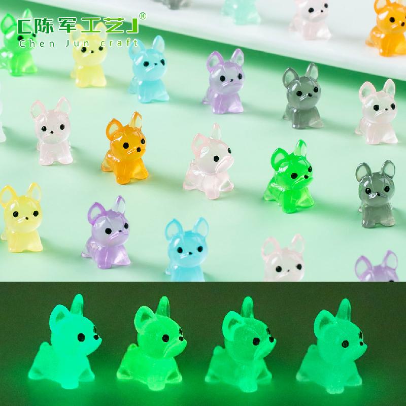 Phụ Kiện Tiểu Cảnh Tiểu cảnh cún phát sáng DIY, phụ kiện tiểu cảnh mini blind bag treo bàn cute (ZC-1136)