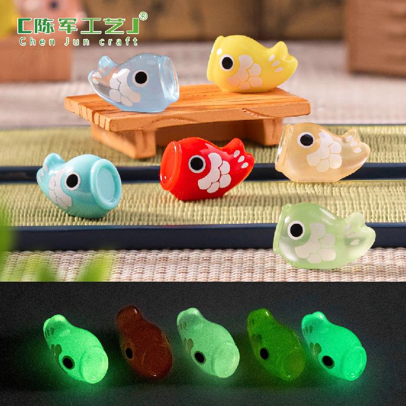Phụ Kiện Tiểu Cảnh Tiểu cảnh cờ cá chép Nhật phát sáng DIY, phụ kiện tiểu cảnh mini treo bàn resin cute (ZC-1431)