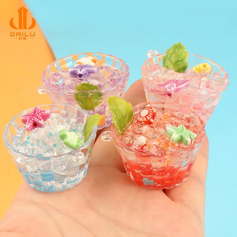 Charm LaBuBu Charm cốc nước đá phát sáng DIY tiểu cảnh (FF-125)