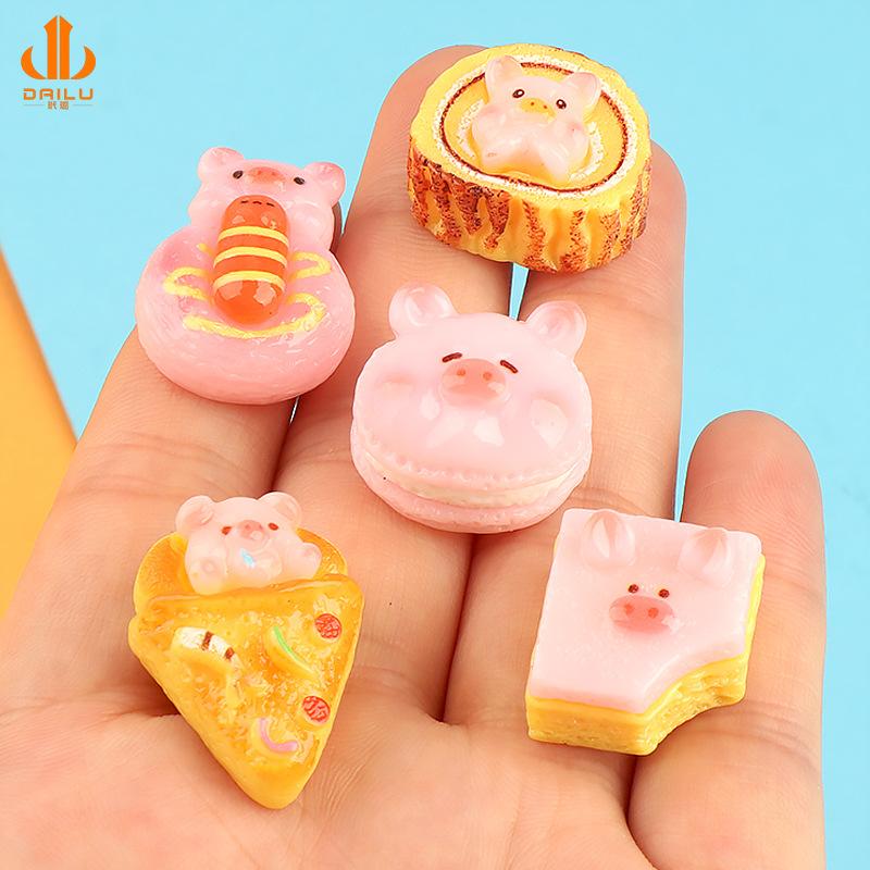 Charm LaBuBu Charm bánh pizza & kẹo DIY tiểu cảnh ngọt ngào (FF-71)