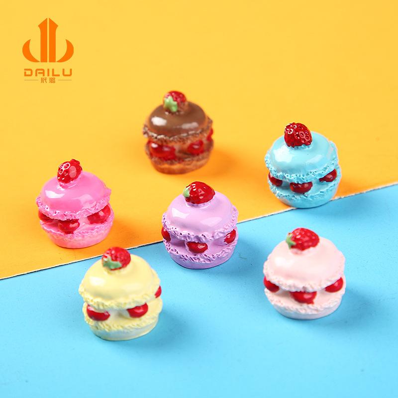 Charm LaBuBu Charm bánh kem 2 tầng DIY trang trí vỏ điện thoại (FF-520)