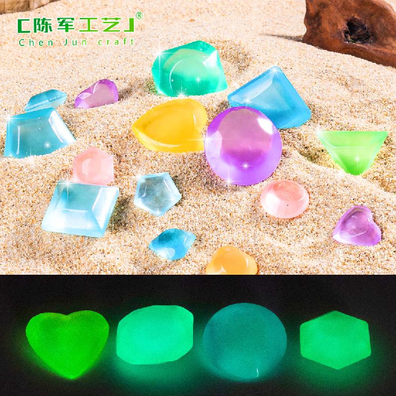 Phụ Kiện Tiểu Cảnh Tiểu cảnh đá quý phát sáng DIY trò chơi đào kho báu (ZC-792)