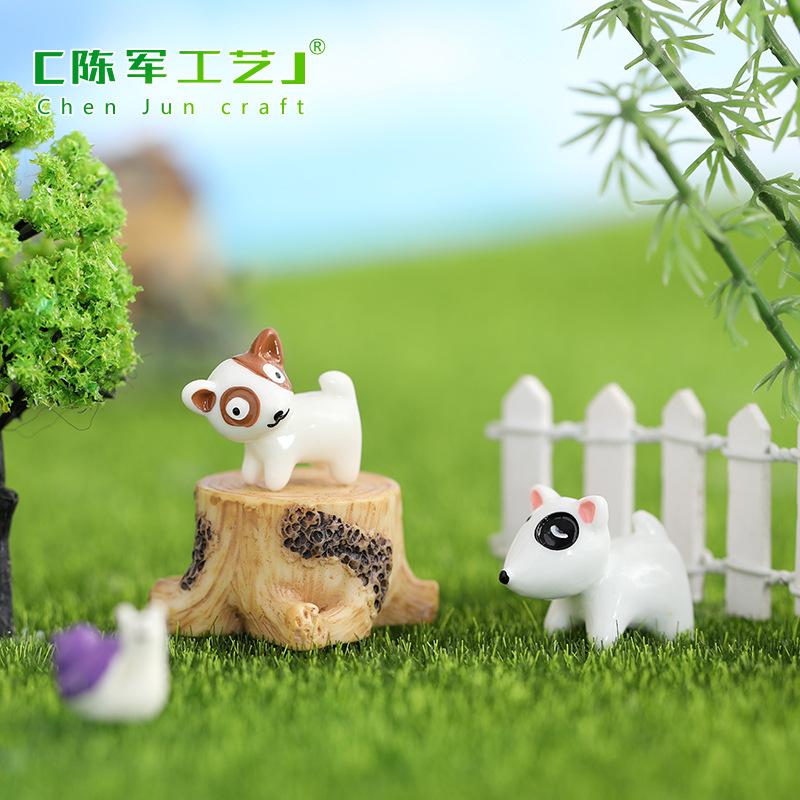 Phụ Kiện Tiểu Cảnh Tiểu cảnh chó đốm mini trang trí chậu cây DIY dễ thương (ZC-1306)