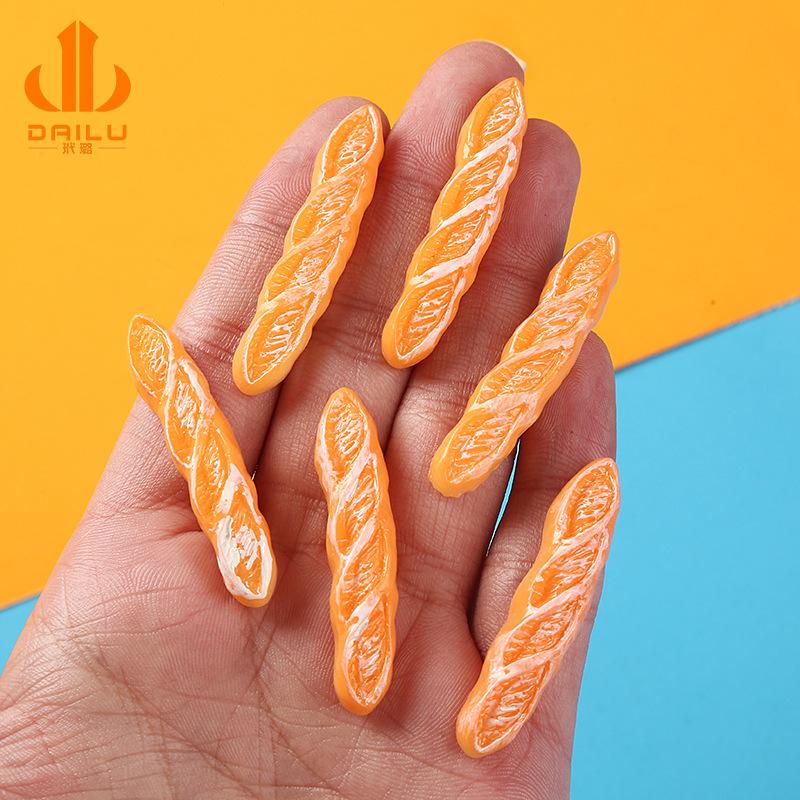 Charm LaBuBu 食玩食物diy手工饰品配件 仿真大号长条法棍滴胶手机树脂diy材料