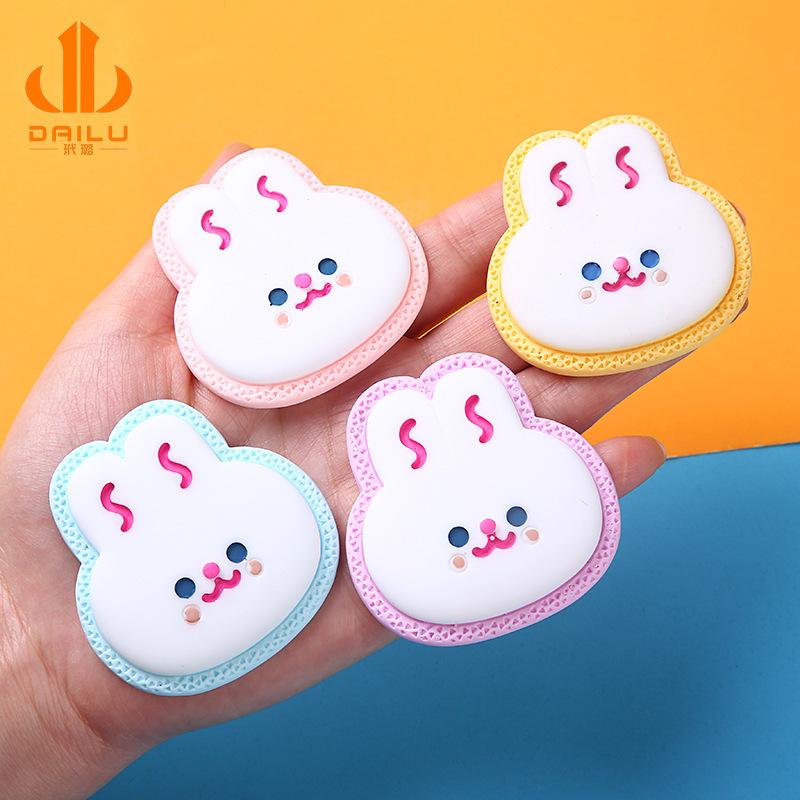 Charm LaBuBu 热销超大号兔子头饼干 树脂配件 diy油胶手机壳配件 杯子贴片材料