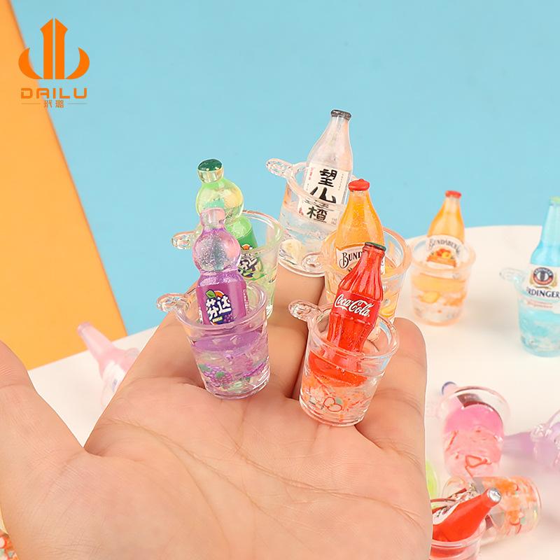 Charm LaBuBu 仿真夜光冰桶 diy饰品树脂配件奶油胶手机壳发夹材料摆件