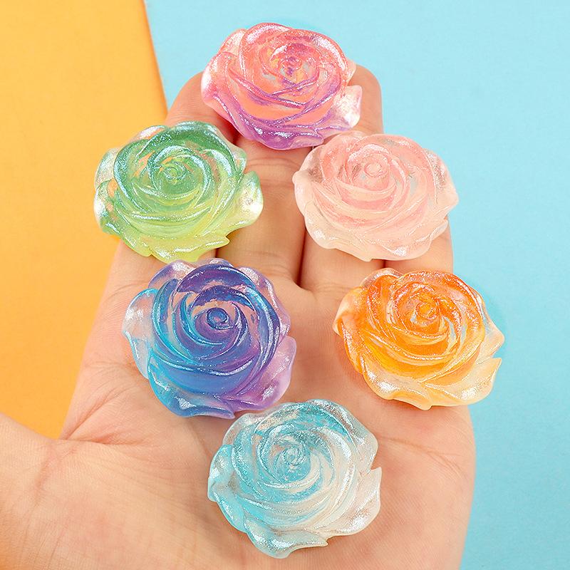 Charm LaBuBu Charm hoa hồng phát sáng DIY trang trí điện thoại (FF-65)