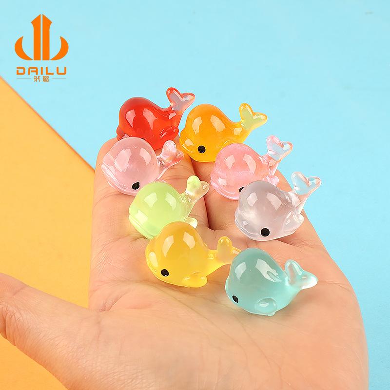 Charm LaBuBu Phụ kiện cá voi phát sáng giả DIY (FF-1)