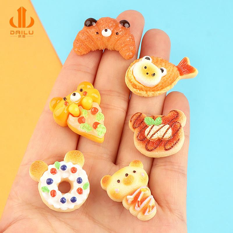 Charm LaBuBu Charm bánh rán & bánh mì DIY vỏ điện thoại (FF-75)