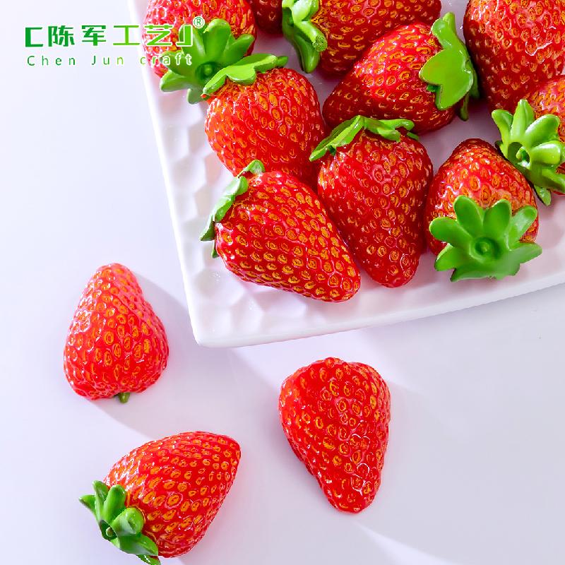 Phụ Kiện Tiểu Cảnh Tiểu cảnh dâu tây mini trang trí bánh và xe hơi DIY (ZC-990)