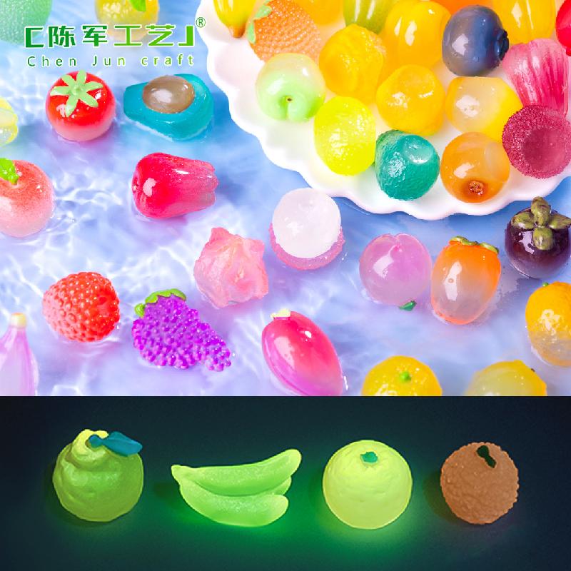 Phụ Kiện Tiểu Cảnh Tiểu cảnh trái cây phát sáng DIY, phụ kiện tiểu cảnh mini blind bag bàn đáng yêu (ZC-1023)