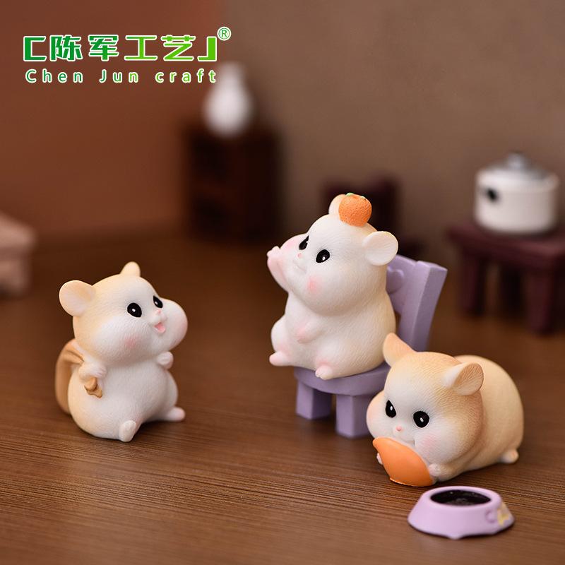 Phụ Kiện Tiểu Cảnh Chuột hamster dễ thương tiểu cảnh trang trí DIY (ZC-641)