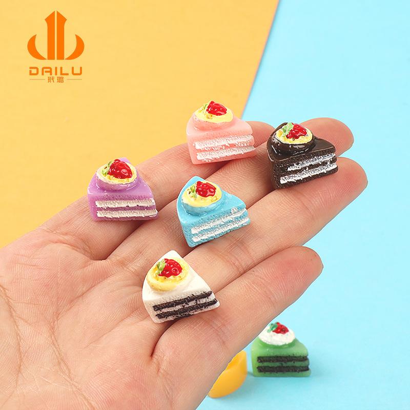 Charm LaBuBu Charm bánh tiramisu mini DIY trang trí điện thoại (FF-361)