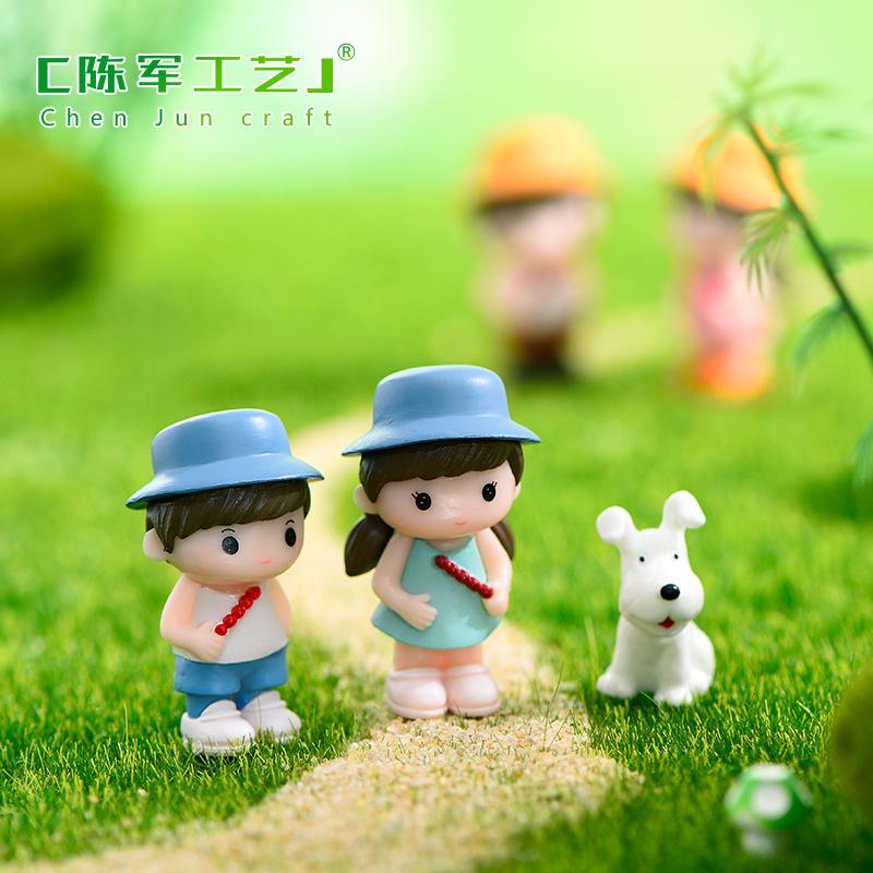 Phụ Kiện Tiểu Cảnh Tiểu cảnh kẹo đường đôi DIY, phụ kiện tiểu cảnh mini bàn, bánh kẹo Zakka cute (ZC-1045)