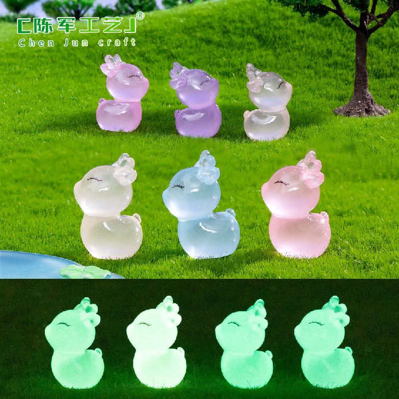 Phụ Kiện Tiểu Cảnh Tiểu cảnh hươu phát sáng mini trang trí chậu cây DIY (ZC-1138)