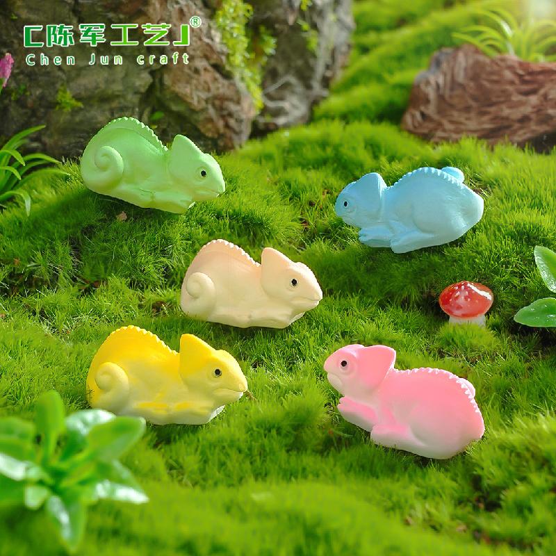 Phụ Kiện Tiểu Cảnh Tiểu cảnh thằn lằn mini trang trí chậu cây rêu DIY (ZC-1022)