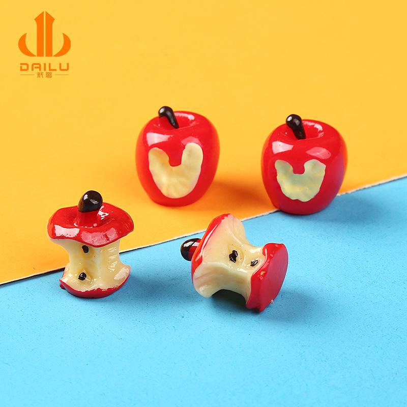Charm LaBuBu Charm táo đỏ 3D DIY trang trí vỏ điện thoại (FF-59)