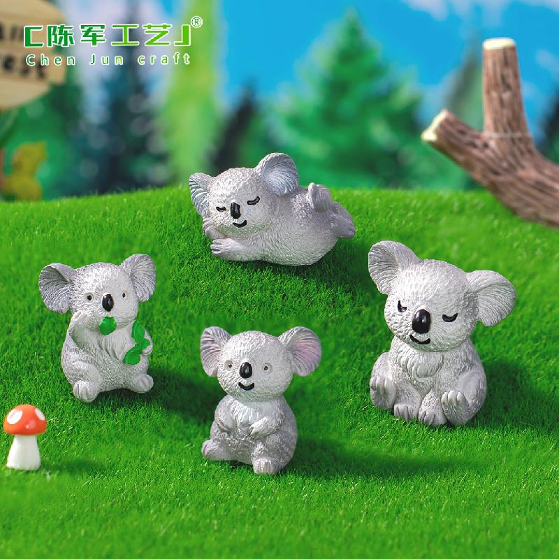 Phụ Kiện Tiểu Cảnh Tiểu cảnh koala dễ thương, phụ kiện trang trí cây cảnh mini (ZC-618)