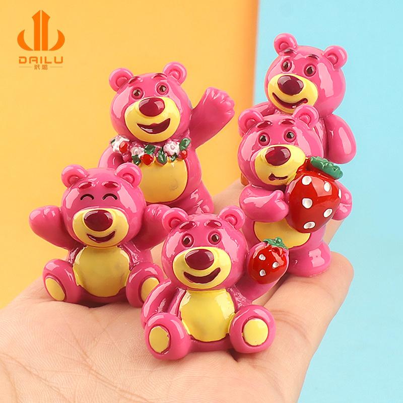 Charm LaBuBu Charm gấu mini DIY trang trí tiểu cảnh xe hơi (FF-318)