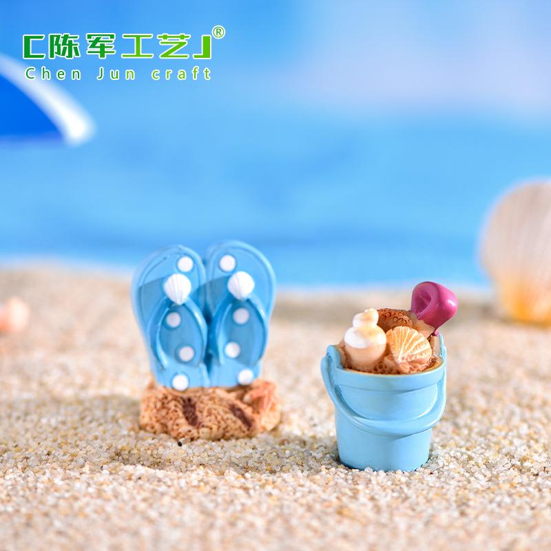 Phụ Kiện Tiểu Cảnh Tiểu cảnh biển, vỏ sò, cá voi, thuyền buồm phong cách Địa Trung Hải (ZC-106)