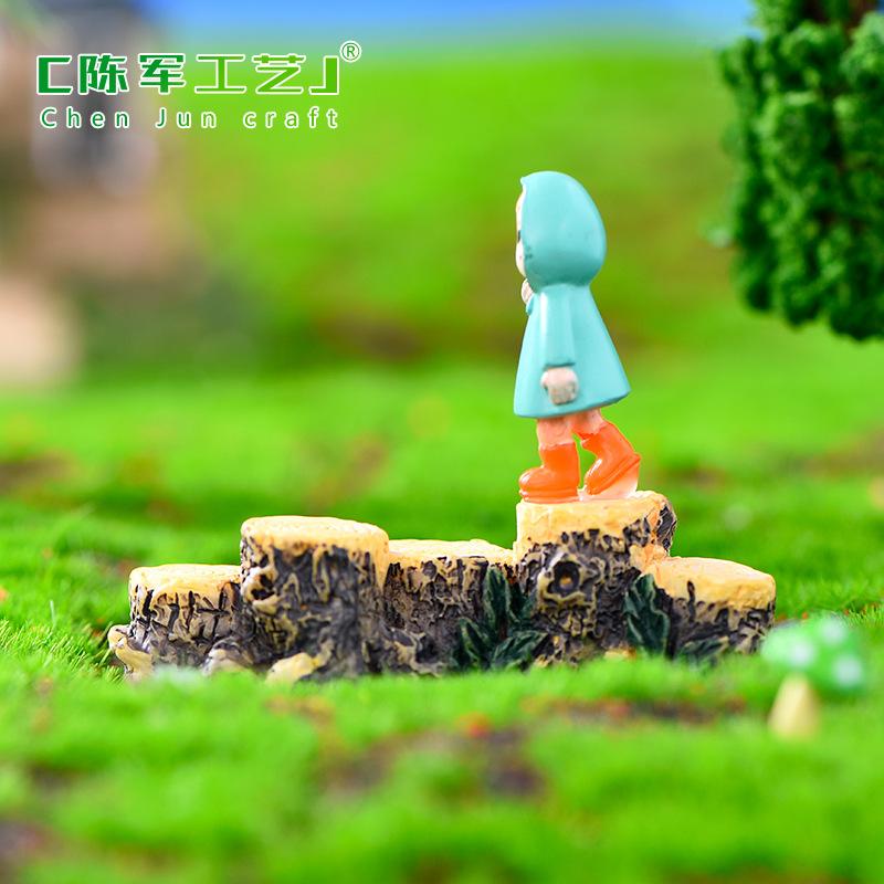 Phụ Kiện Tiểu Cảnh Tiểu cảnh cây gỗ hoạt hình, phụ kiện trang trí Zakka mini (ZC-612)