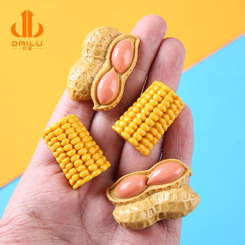 Charm LaBuBu Charm ngô & đậu phộng DIY trang trí điện thoại (FF-328)