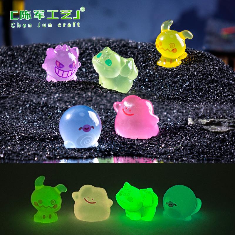 Phụ Kiện Tiểu Cảnh Tiểu cảnh tinh linh Halloween phát sáng DIY, phụ kiện tiểu cảnh mini bàn cute (ZC-1103)